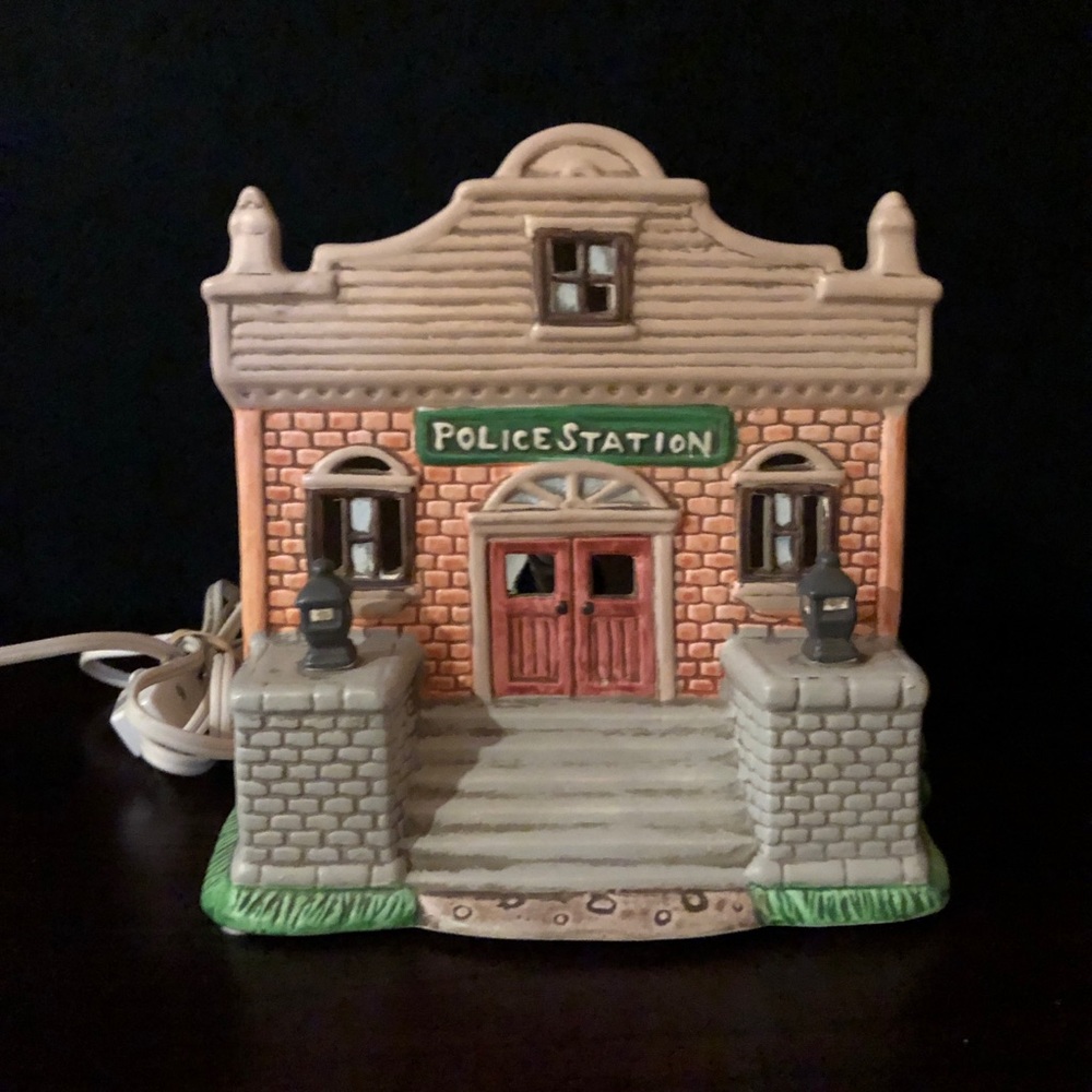 Vintage Colonial Village Police Station